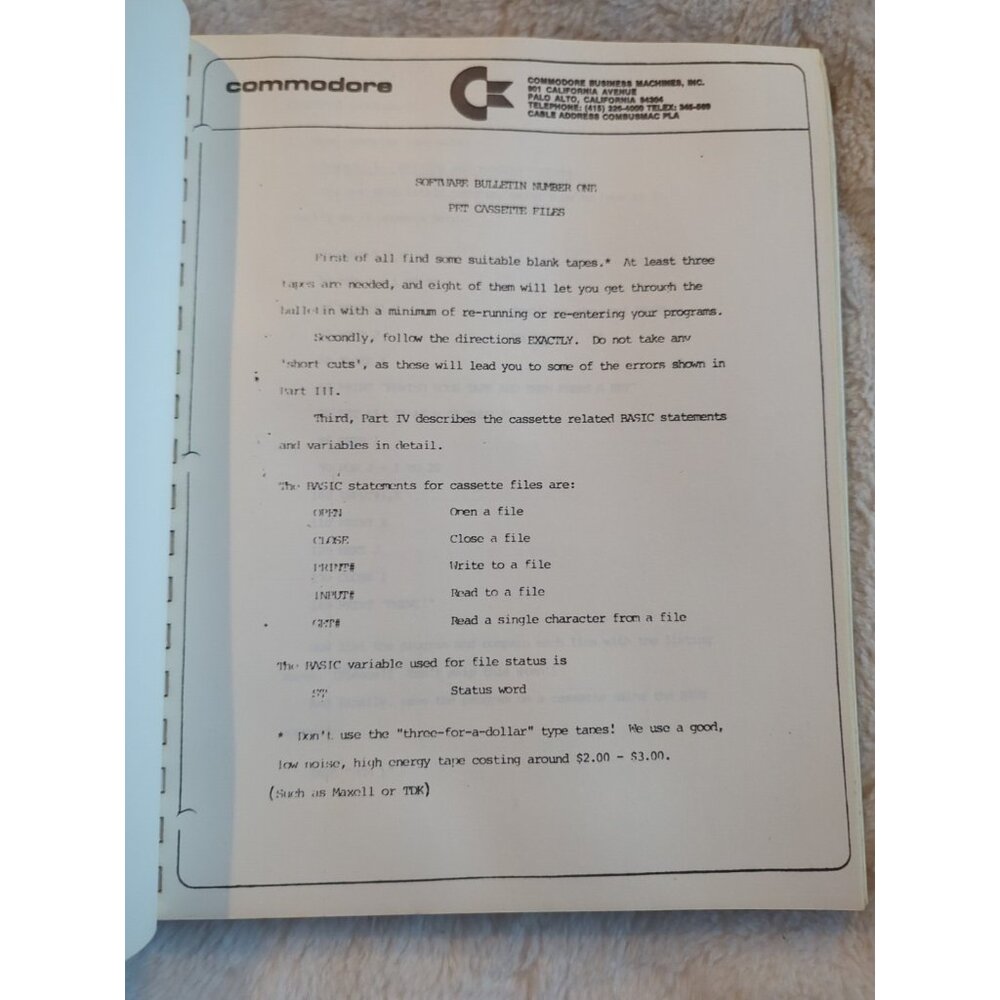 Commodore Complete Programming Coding Usage Manual Large Spiral Bound Repro Vtg - Picture 16 of 16